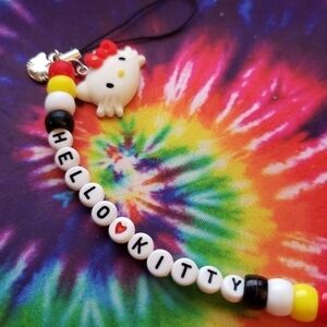 HANDMADE Kawaii Hello Kitty Long Phone Charm